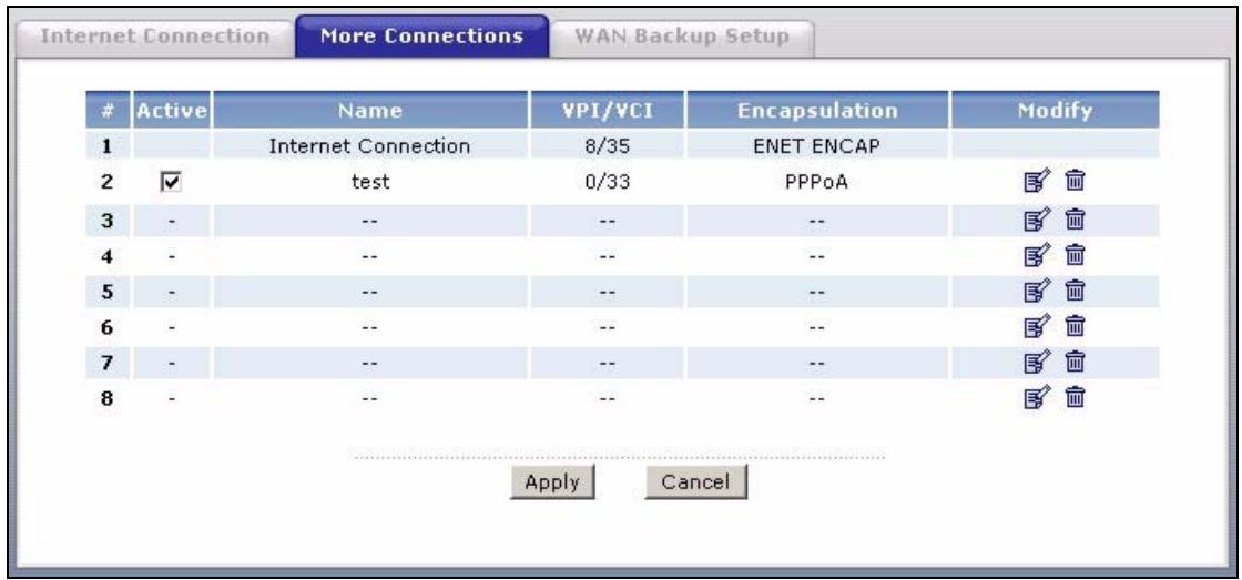 ZYXEL PRESTIGE 661H - Configuring More Connections - 1