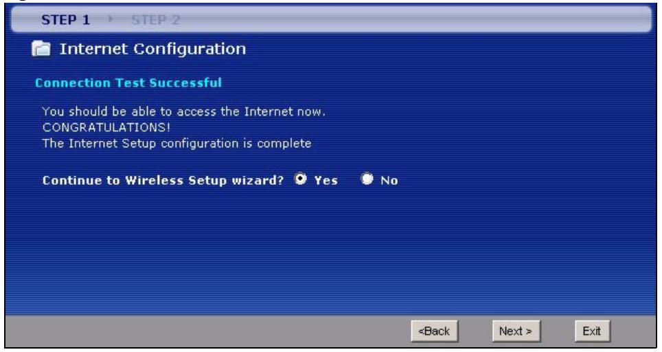ZYXEL PRESTIGE 661H - Wireless Connection Wizard Setup (wireless devices only) - 1