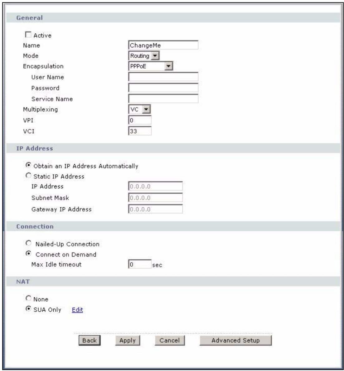 ZYXEL PRESTIGE 661H - More Connections Edit - 1