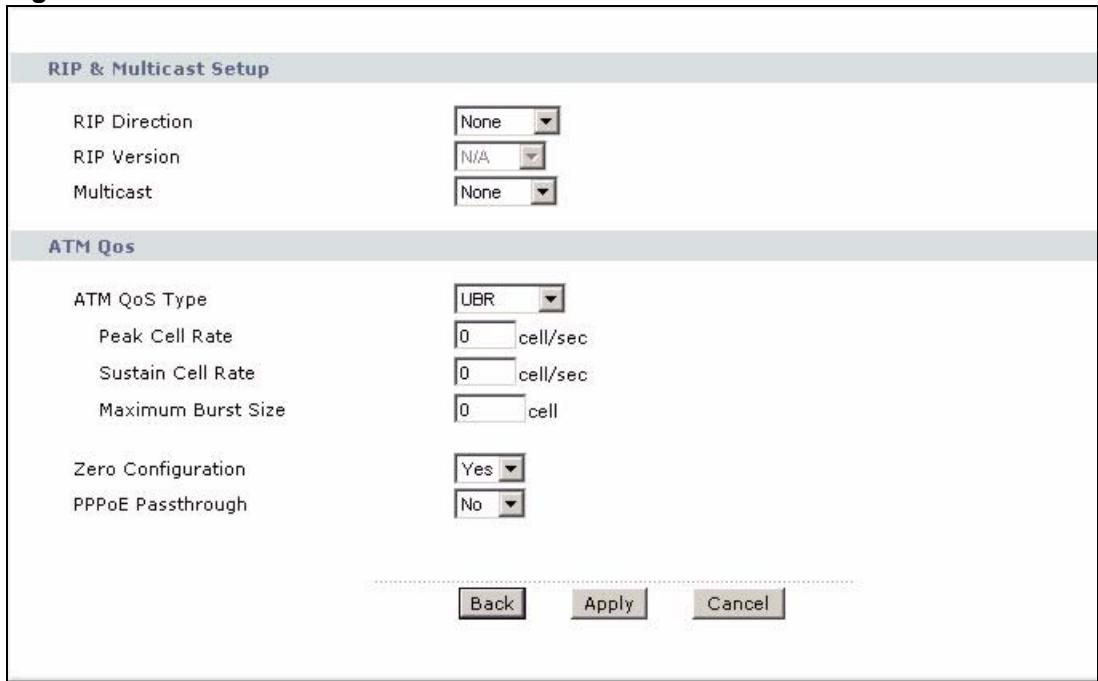 ZYXEL PRESTIGE 661H - Configuring Advanced Internet Connection - 1