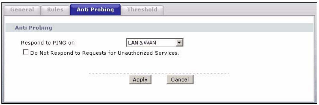 ZYXEL PRESTIGE 661H - Anti-Probing - 1