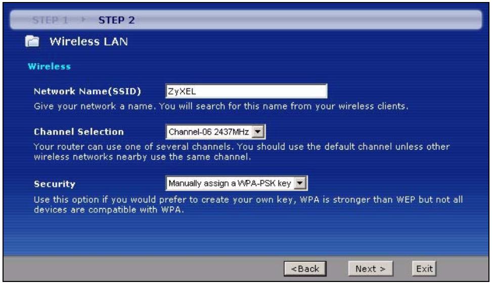 ZYXEL PRESTIGE 661H - Wireless Connection Wizard Setup (wireless devices only) - 3