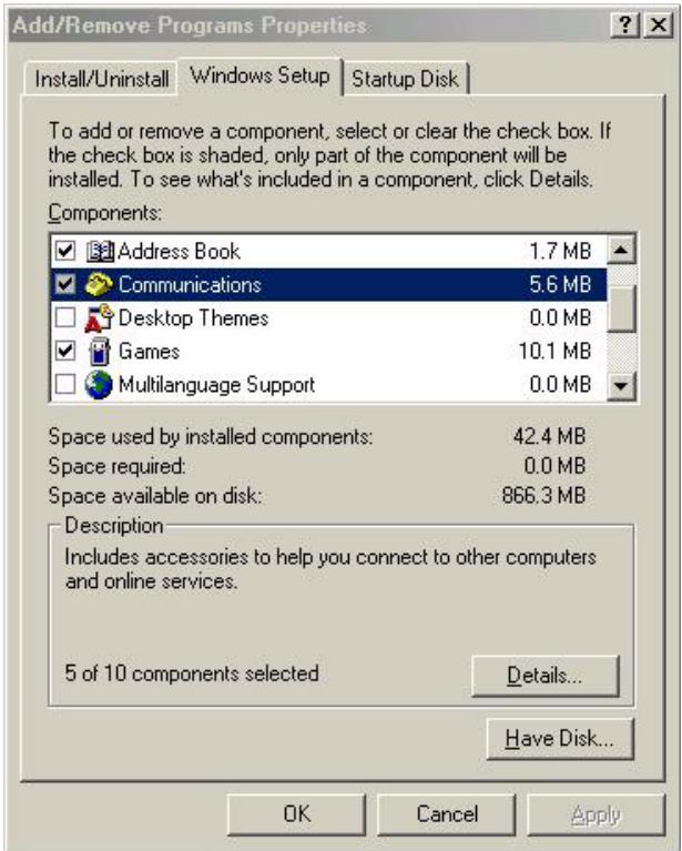 ZYXEL PRESTIGE 661H - Installing UPnP in Windows Me - 1