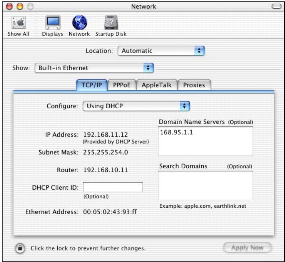 ZYXEL PRESTIGE 661H - Macintosh OS X - 2