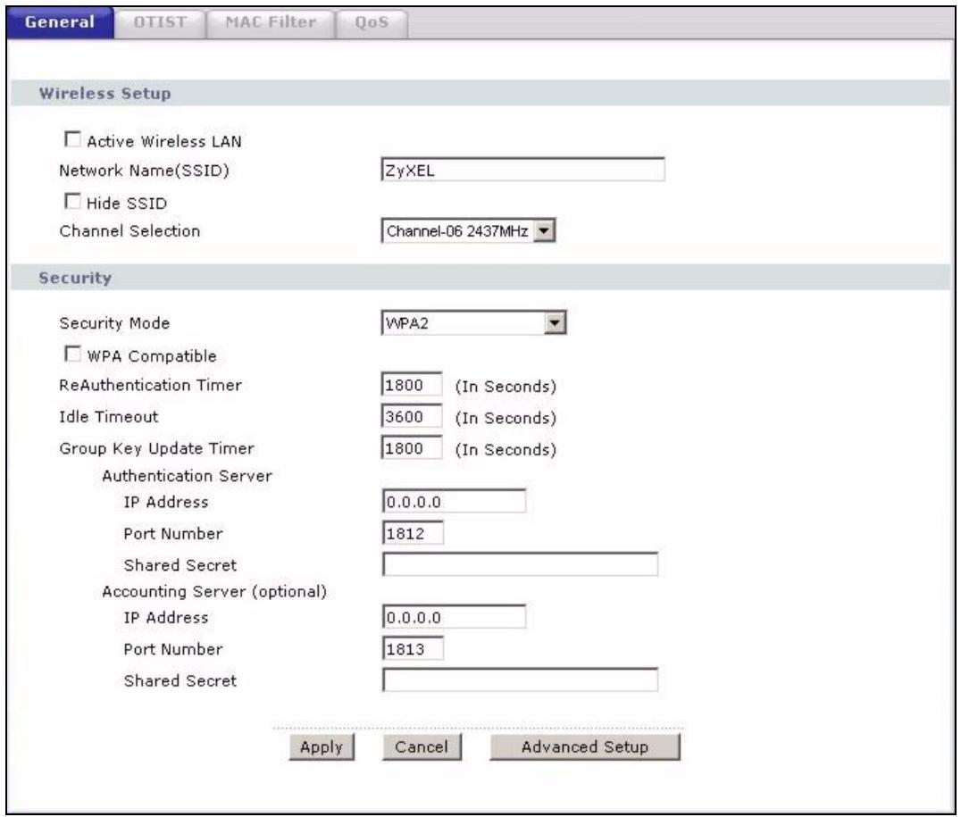 ZYXEL PRESTIGE 661H - WPA/WPA2 - 1