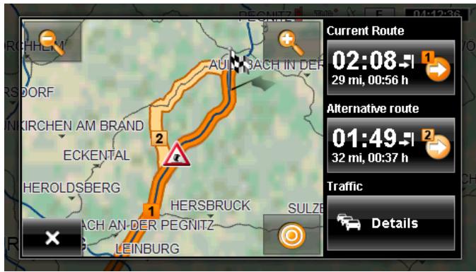 NAVIGON 70 PLUS TRAFIC - Recalculate Route: On Request - 1