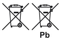 NAD C316 BEE - Informations concernant la collecte et le REJET des PILES usagees (directive 2006/66/EC du parlement europeen et du conseil de l'union europeenne) (pour les clients europeens seulement) - 1