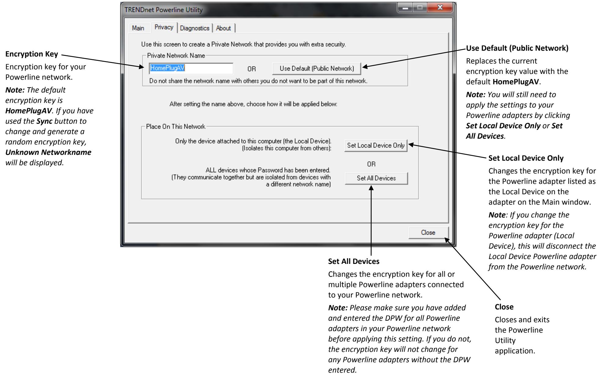 TRENDNET TPL-406E2K - Using the Utility - 4