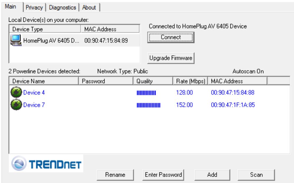 TRENDNET TPL-406E2K - To add automatically detected Powerline adapters to the Powerline Utility - 2