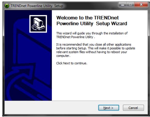 TRENDNET TPL-406E2K - Software Installation - 2