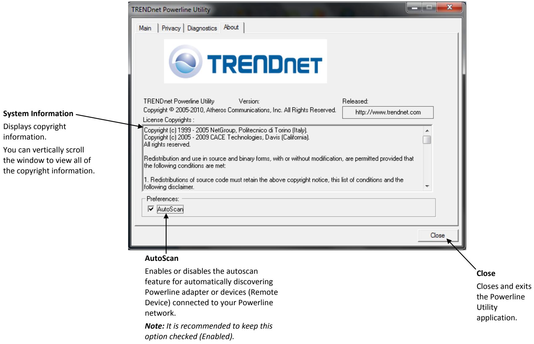 TRENDNET TPL-406E2K - Powerline Utility Overview - 1