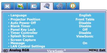 VIEWSONIC PJD6683W - Using the menus - 4