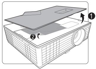 VIEWSONIC PJD6683W - WARNING - 1