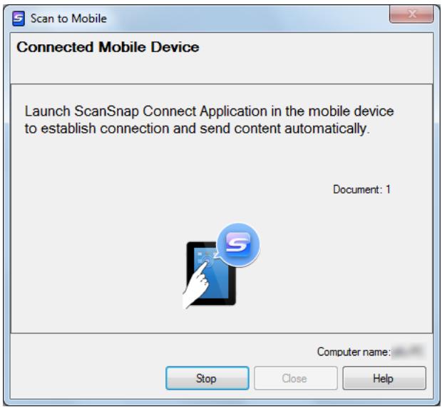 FUJITSU SCANSNAP S1100 DELUXE - Press the [Scan/Stop] button on the ScanSnap to finish scanning. - 1