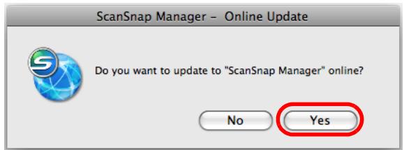 FUJITSU SCANSNAP S1100 DELUXE - Click the [Yes] button. - 1