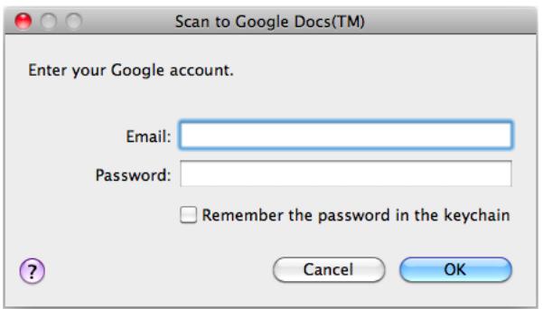 FUJITSU SCANSNAP S1100 DELUXE - Click the [Scan to Google Docs(TM)] icon. - 3