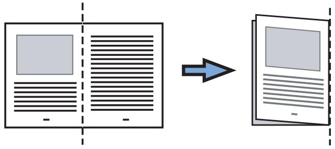 FUJITSU SCANSNAP S1100 DELUXE - Select [one double-page spread image] in [Save as]. - 2