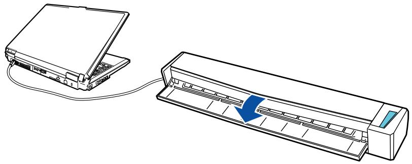 FUJITSU SCANSNAP S1100 DELUXE - -Turning the ScanSnap on - 1