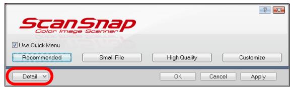 FUJITSU SCANSNAP S1100 DELUXE - Using the Quick Menu - 1
