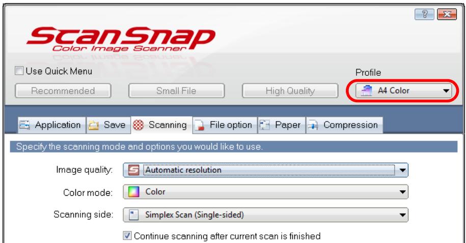 FUJITSU SCANSNAP S1100 DELUXE - Type in a new profile name and click the [OK] button. - 2