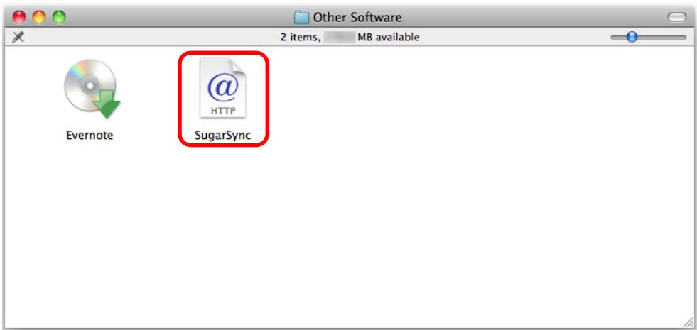 FUJITSU SCANSNAP S1100 DELUXE - Double-click the [SugarSync] icon. - 1