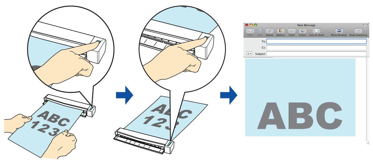 FUJITSU SCANSNAP S1100 DELUXE - ■ Attaching Files to E-Mail - 1