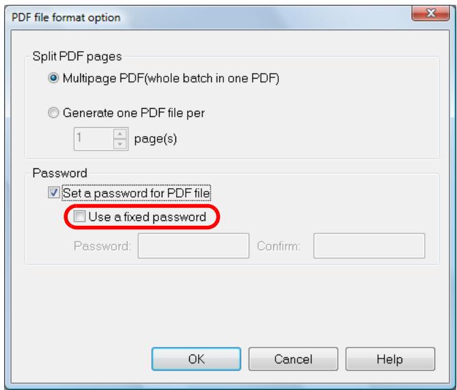 FUJITSU SCANSNAP S1100 DELUXE - - To set a different password per scan - 1