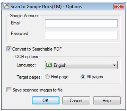 FUJITSU SCANSNAP S1100 DELUXE - Change the settings for [Scan to Google Docs(TM)] (If you do not want to change any settings, go to step 4.). - 2