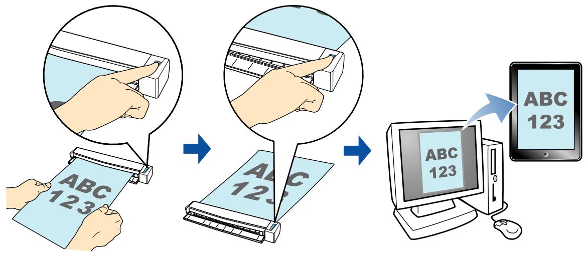 FUJITSU SCANSNAP S1100 DELUXE - Saving Data to a Mobile Device - 1
