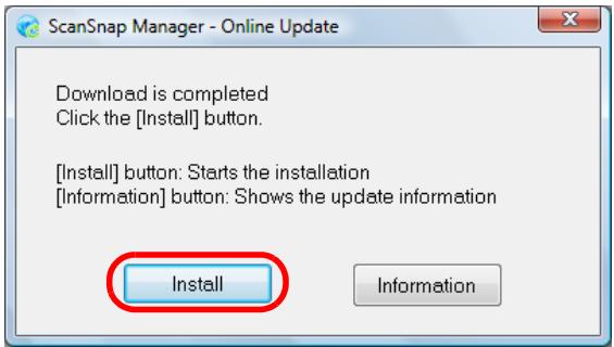 FUJITSU SCANSNAP S1100 DELUXE - Click the [Install] button. - 1