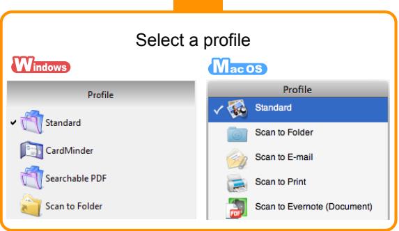 FUJITSU SCANSNAP S1100 DELUXE - Without Using the Quick Menu - 1