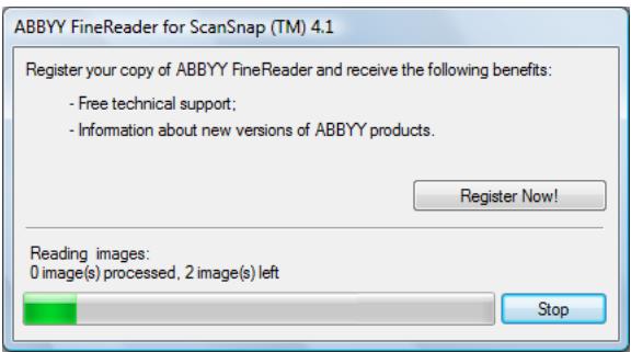 FUJITSU SCANSNAP S1100 DELUXE - Press the [Scan/Stop] button on the ScanSnap to finish scanning. - 1