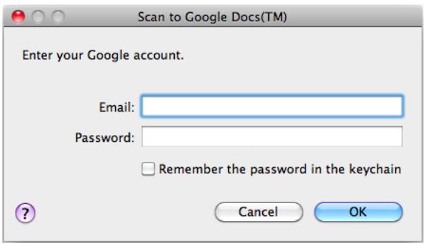 FUJITSU SCANSNAP S1100 DELUXE - Change the settings for [Scan to Google Docs(TM)] (If you do not want to change any settings, go to step 4.). - 5