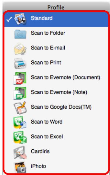 FUJITSU SCANSNAP S1100 DELUXE - Profile Management - 3