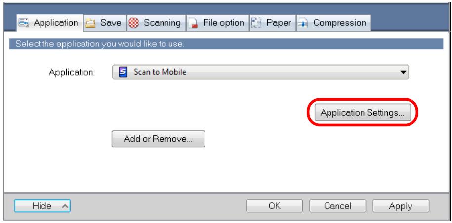 FUJITSU SCANSNAP S1100 DELUXE - Change the settings for [Scan to Mobile] (If you do not want to change any settings, go to step 4.). - 1