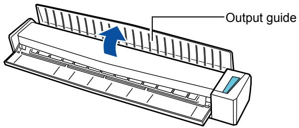FUJITSU SCANSNAP S1100 DELUXE - Open the feed guide of the ScanSnap. - 2
