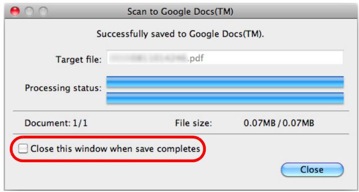 FUJITSU SCANSNAP S1100 DELUXE - Change the settings for [Scan to Google Docs(TM)] (If you do not want to change any settings, go to step 4.). - 10