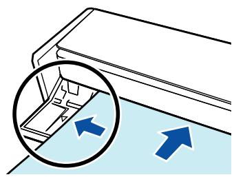 FUJITSU SCANSNAP S1100 DELUXE - Insert the document straight into the feeding section of the ScanSnap, with the scanning side facing up. - 3