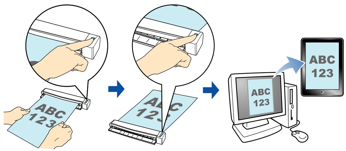 FUJITSU SCANSNAP S1100 DELUXE - Saving Data to a Mobile Device - 1