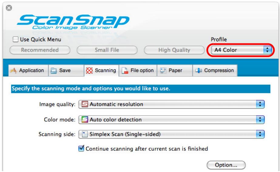 FUJITSU SCANSNAP S1100 DELUXE - Type in a new profile name and click the [OK] button. - 2