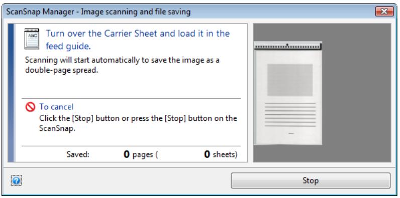 FUJITSU SCANSNAP S1100 DELUXE - Press the [Scan/Stop] button on the ScanSnap to start scanning. - 1