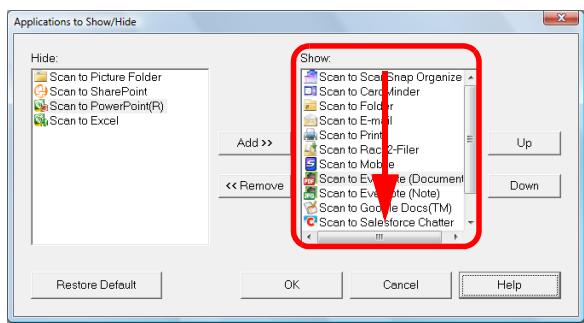 FUJITSU SCANSNAP S1100 DELUXE - - Display Order of Applications - 2
