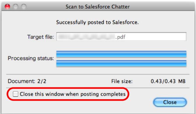 FUJITSU SCANSNAP S1100 DELUXE - Click the [Post] button. - 1