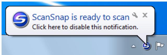 FUJITSU SCANSNAP S1300I DELUXE - - When the ScanSnap is on - 1
