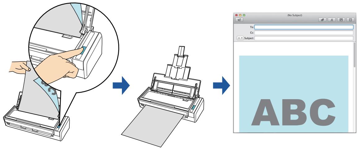 FUJITSU SCANSNAP S1300I DELUXE - ■ Attaching Files to E-Mail - 1