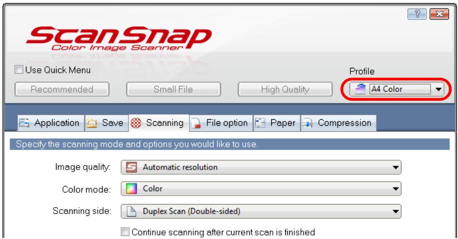 FUJITSU SCANSNAP S1300I DELUXE - Type in a new profile name and click the [OK] button. - 2