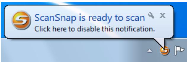 FUJITSU SCANSNAP S1300I DELUXE - - When the ScanSnap is on - 2