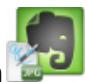 FUJITSU SCANSNAP S1300I DELUXE - Click the [Scan to Evernote (Note)] icon - 1