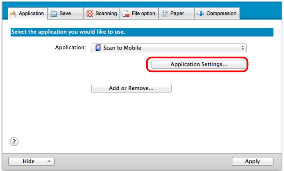 FUJITSU SCANSNAP S1300I DELUXE - Change the settings for [Scan to Mobile] (If you do not want to change any settings, go to step 4.). - 1