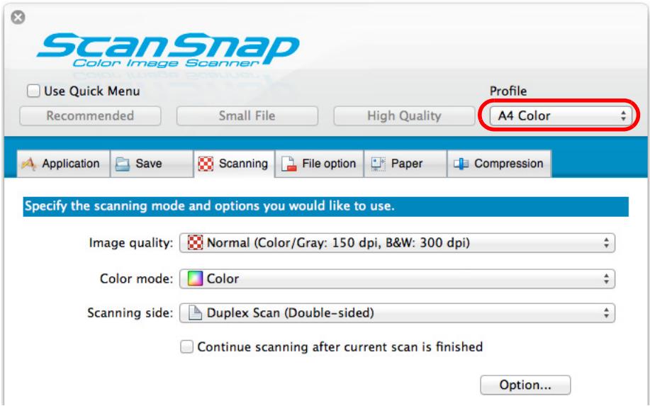 FUJITSU SCANSNAP S1300I DELUXE - Type in a new profile name and click the [OK] button. - 2